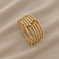 Golden Legacy Stack Bangle