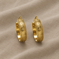 Imperial Grecian Hoop Earrings