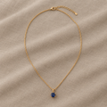 Round Solitaire Pendant Necklace