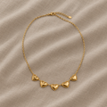 Aurelia Heart Cascade Necklace