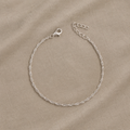 Contemporary Chain Silver Bracelet