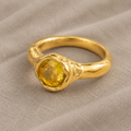 Signature Zircon Gold Ring