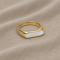 Minimal Enamel Statement Ring