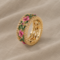 Artisan Botanical Accent Ring
