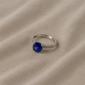 Zirconia Eternity Silver Band Ring