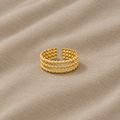 Minimal Gold Open Ring