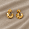 Aurelia Baroque Curve Earrings