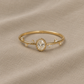 Contemporary Zirconia Minimal Ring