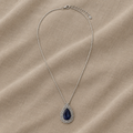 Prestigious Crystal Teardrop Pendant Necklace
