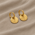 Imperial Moon Charm Earrings