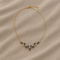 Blue Sapphire Pendant Necklace