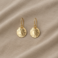 French Artisan Disc Earrings