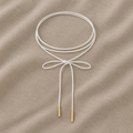 Graceful Bow Choker Necklace