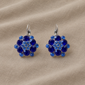 Floral Stud Silver Earrings