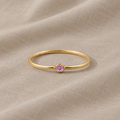 Radiant Gemstone Solitaire Ring