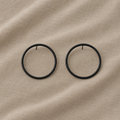 Refined Hollow Circle Earrings