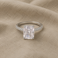 Elegant zirconia ring