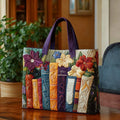 Embroidered bag - for book lovers