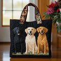 Practical Shopping Bag - Three Labrador Retrievers
