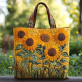 Classic Embroidered Bag - Sunflowers