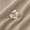 925 Sterling Silver Dog Breed Ring – Adjustable