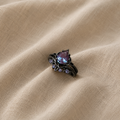 Amethyst Ring | White Gold