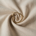 Heart Earrings Gold-Coloured Asymmetrical