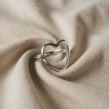 Open heart ring