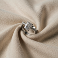 Classic Engagement Ring with Zircon