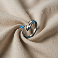 Finora Adjustable Ring with Coral