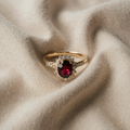 Imperial Red Ring | Gold