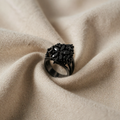 Shiny Black Zircon Ring