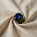Klara Sapphire Mixed Gold Plated Ring