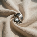 Dog Ring Made from Stainless Steel – Engraved Design for Women