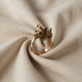 Dog Ring in Silver