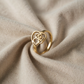 Gold Footprints and Heart Ring – Jewellery for Animal Lovers
