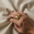 Minimalist Gold River Ring