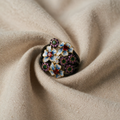 COLOURFULLY ENAMELLED FLOWER RING