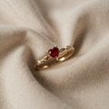 Ruby Agneta Ring