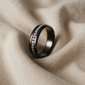 Rings with Cubic Zirconia Decorations