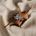 Adjustable Ankle and Heart Ring – Stainless Steel