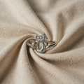 Sweet Cat Open Ring – Cubic Zirconia