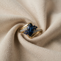 Sky Blue Alloy Ring