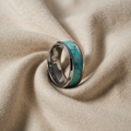 Turquoise Silver Ring with Stone