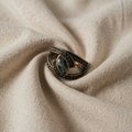Stylish Black Crystal Ring