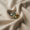 Unique Natural Stone Ring Featuring Earthy Tones