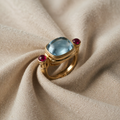 WATER & RUBY RING
