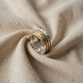 Vintage Reversible Gold and Silver Ring