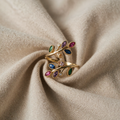 Luxurious leaf pattern Ring