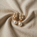 Elegant Flower Pearl Earrings